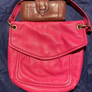 Fossil shoulder bag and Fossil Wallet